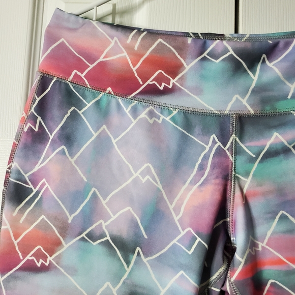 Mossimo Supply Pastel Mountain Workout Pant Sz L - Picture 6 of 14